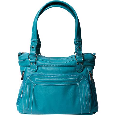 turquoise shoulder bags